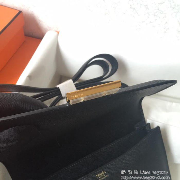 HERMES愛馬仕 Constance 克色 馬卡龍 金銀扣 原廠Epsom皮 原版五金 蜜蠟線縫製 單肩斜挎包  Ama1265